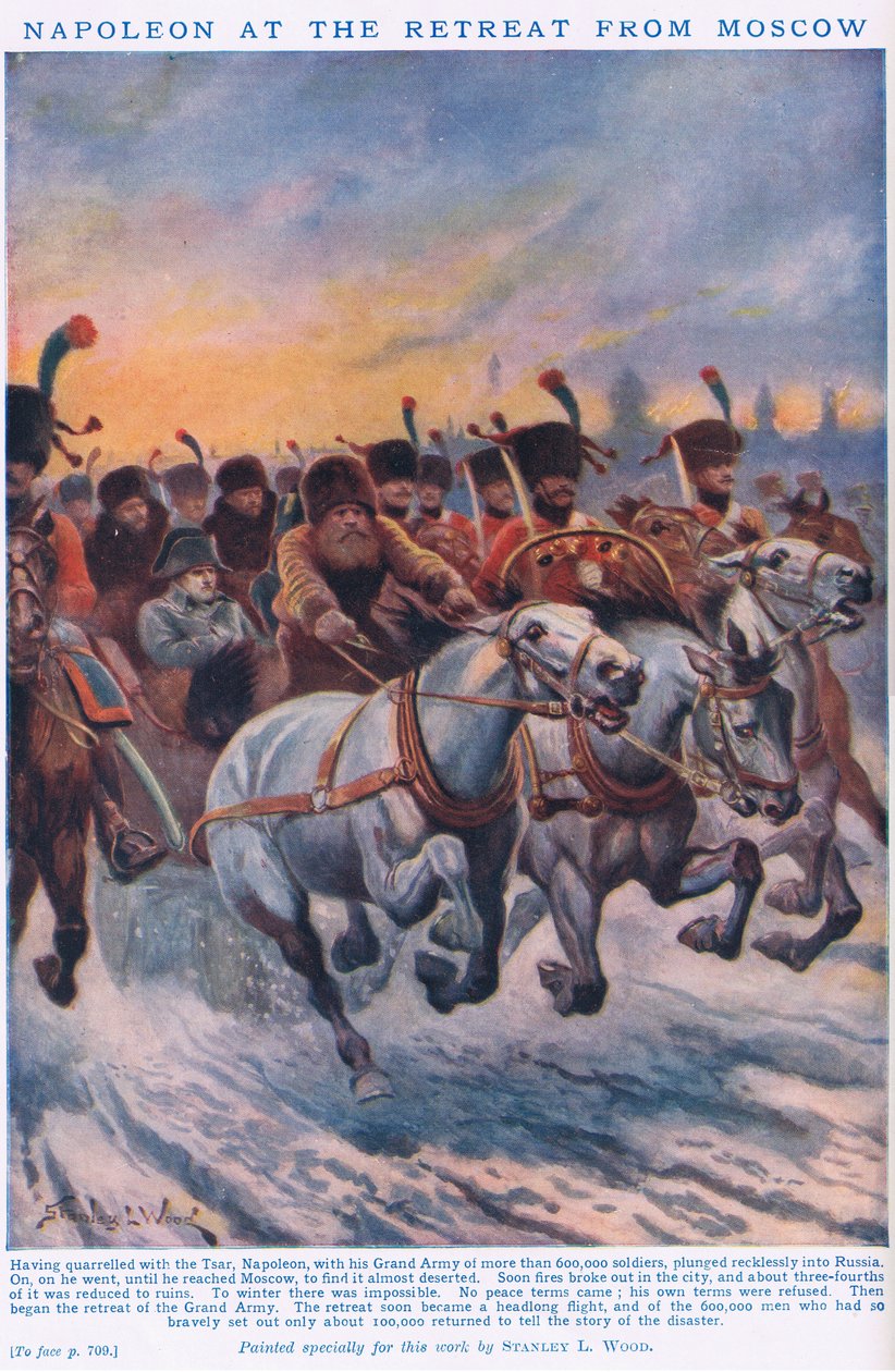 拿破仑在1812年莫斯科撤退 作者 斯坦利·伍德