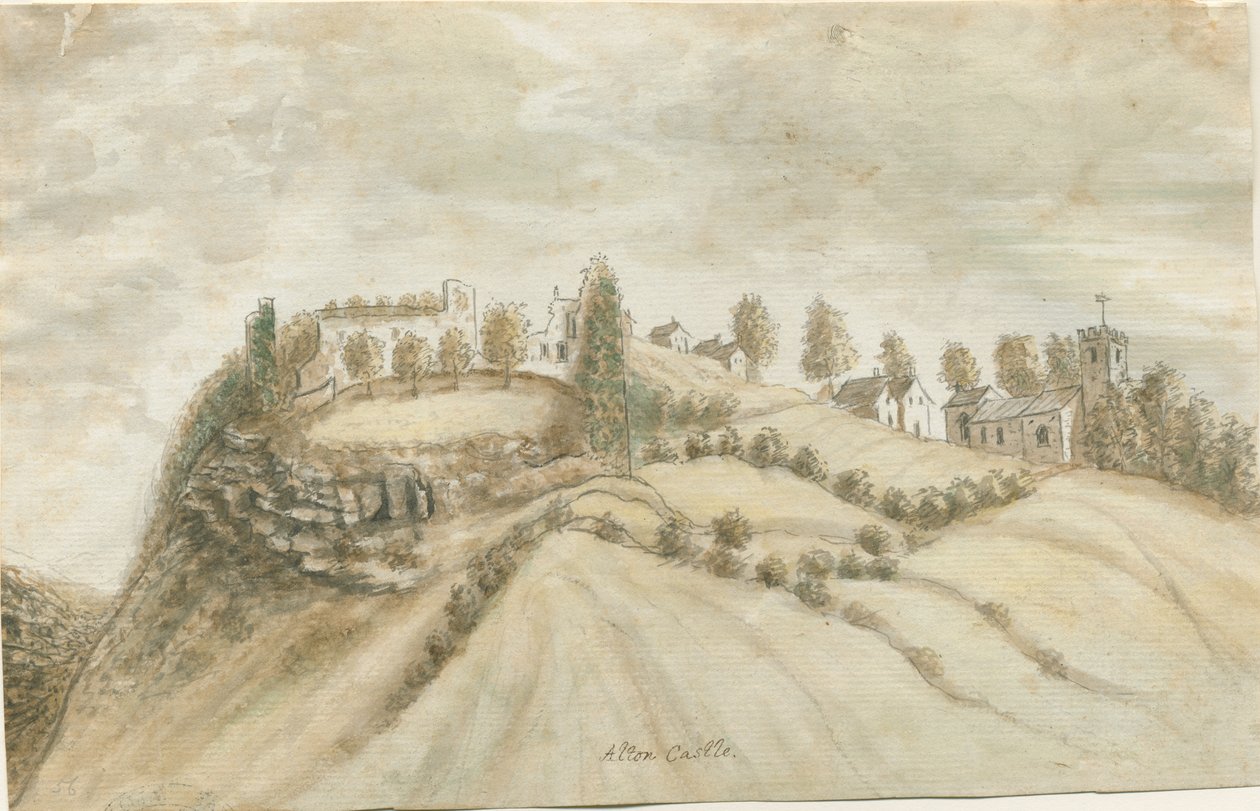 奥尔顿城堡：水彩画，nd [1762-1802] 作者 斯蒂宾肖