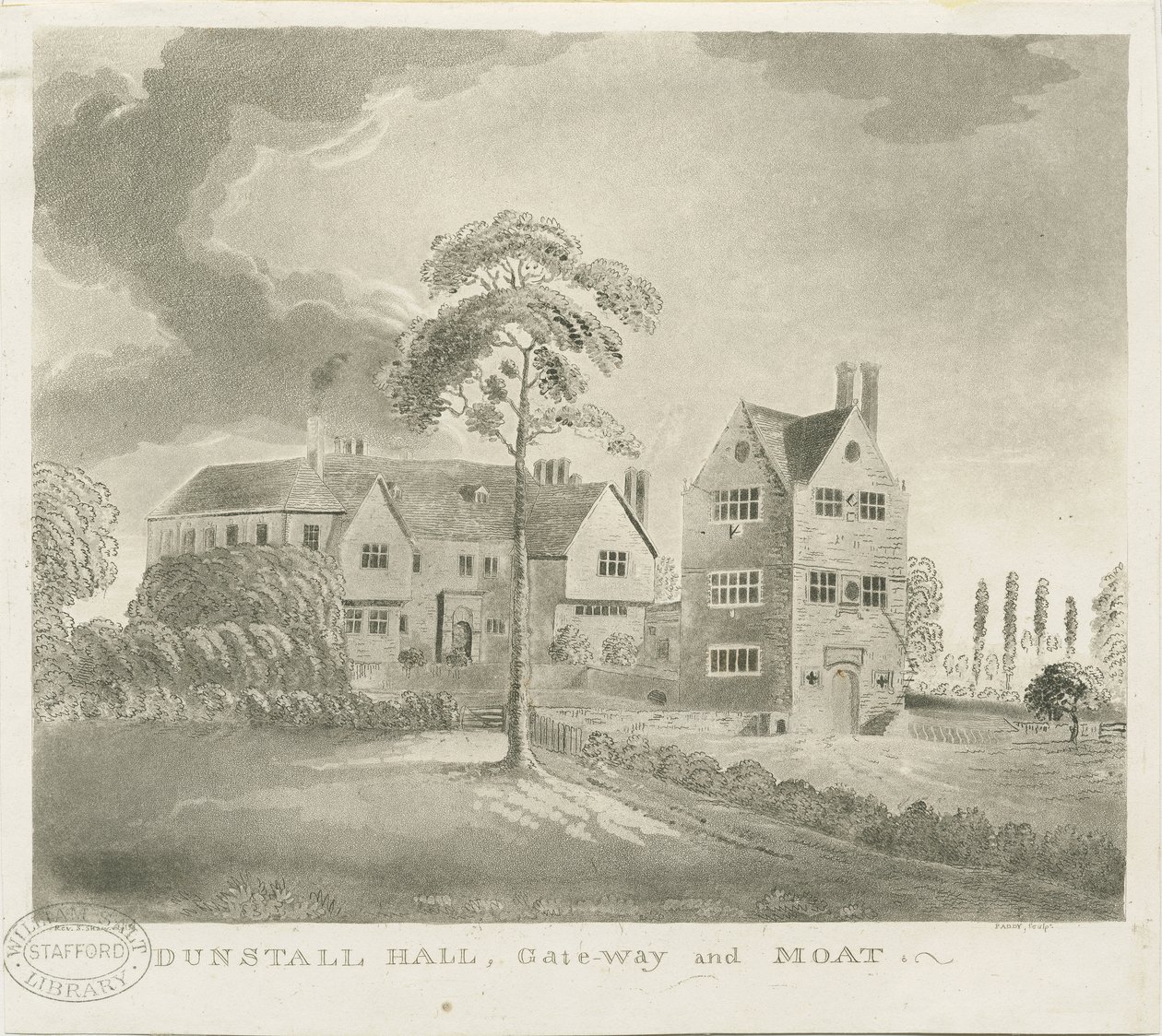 Dunstall Hall：水彩画版画，编号[1762-1802]（印刷） 作者 斯蒂宾肖