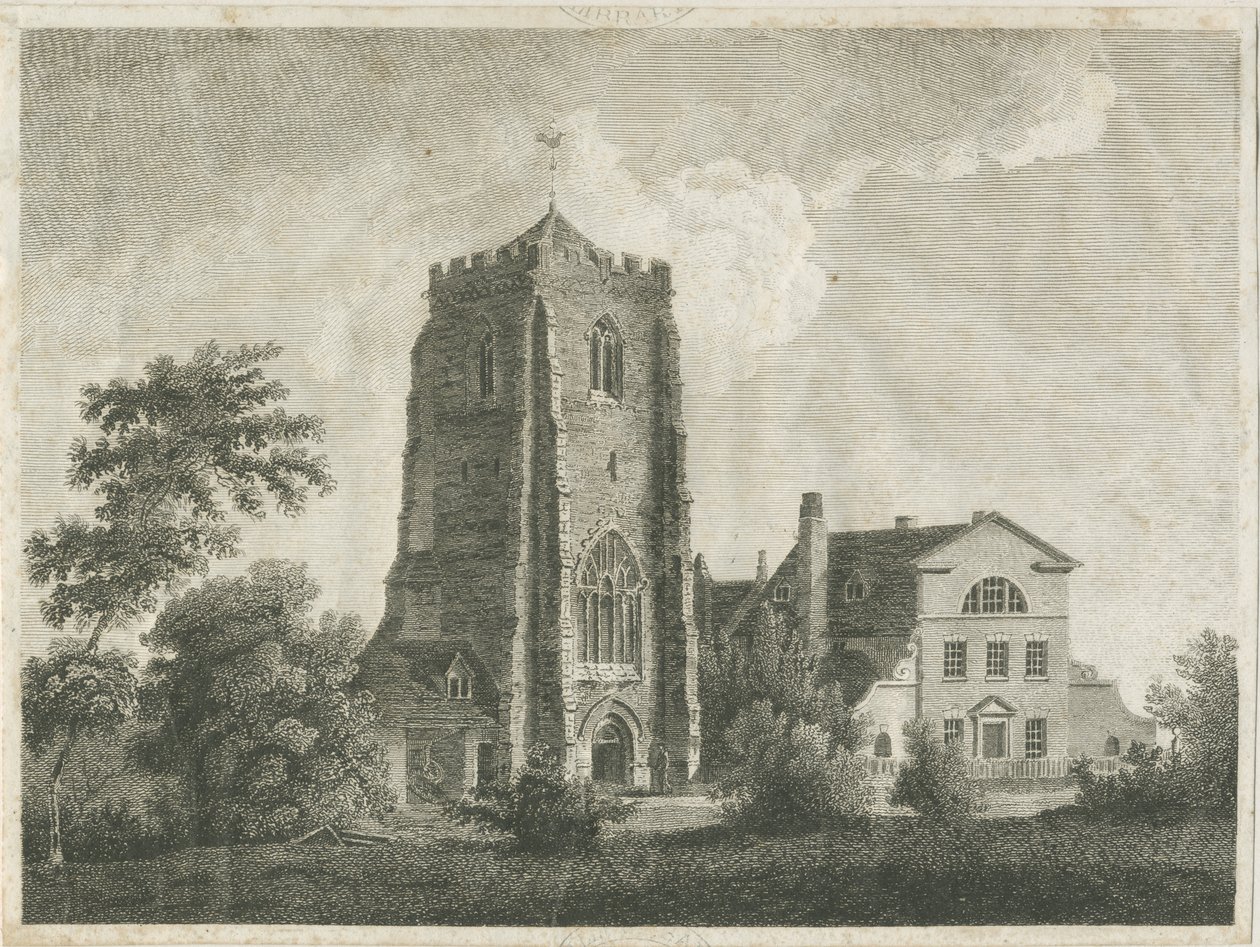 Ranton Abbey [Priory]：版画，nd [18世纪末]（印刷） 作者 斯蒂宾肖