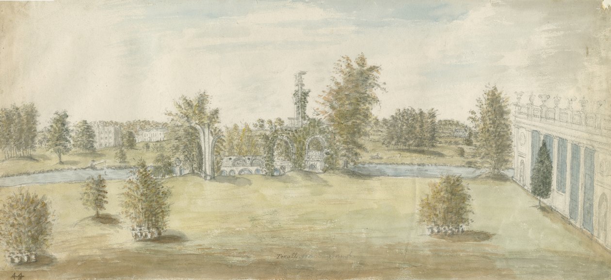 舒格伯勒-“雅典”建筑：水彩画，插图[1762-1802] 作者 斯蒂宾肖