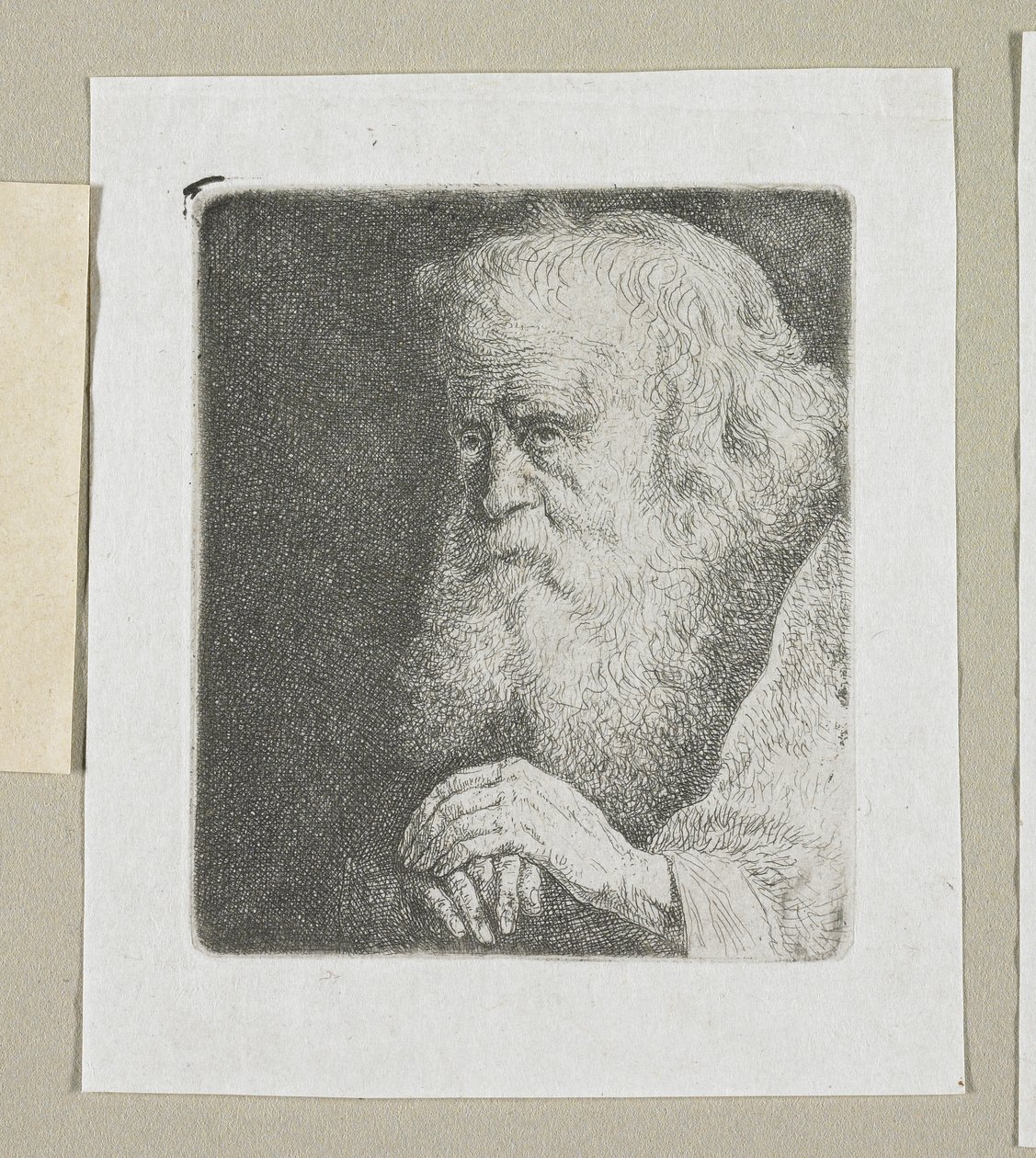 白胡子老人的半身像 作者 Stefan Juliusz Norblin de la Gourdaine