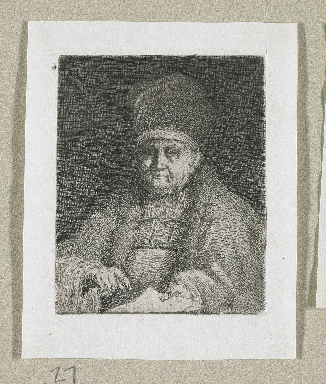 一位教会要人的半身肖像 作者 Stefan Juliusz Norblin de la Gourdaine