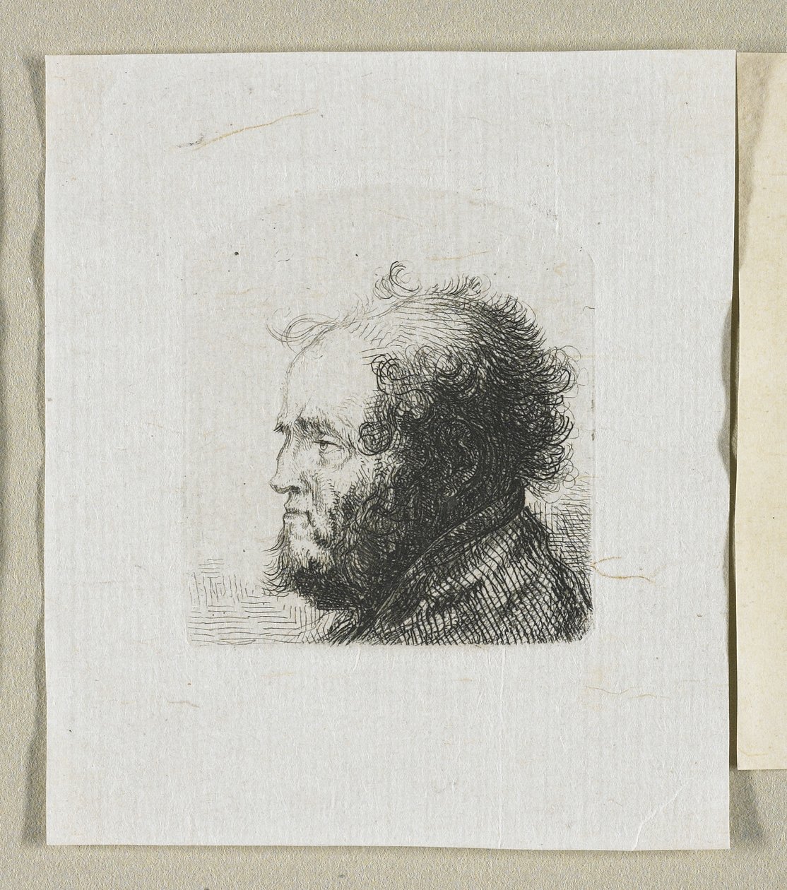 大胡子男子正面朝左的头像 作者 Stefan Juliusz Norblin de la Gourdaine