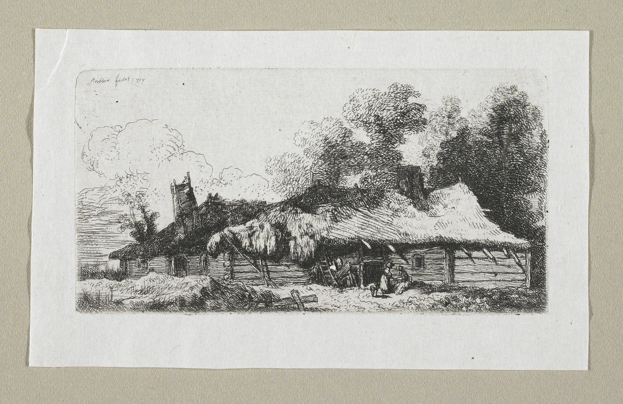 波兰农庄景观 作者 Stefan Juliusz Norblin de la Gourdaine