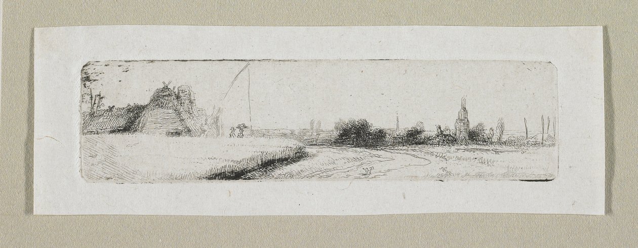 远村小景 作者 Stefan Juliusz Norblin de la Gourdaine