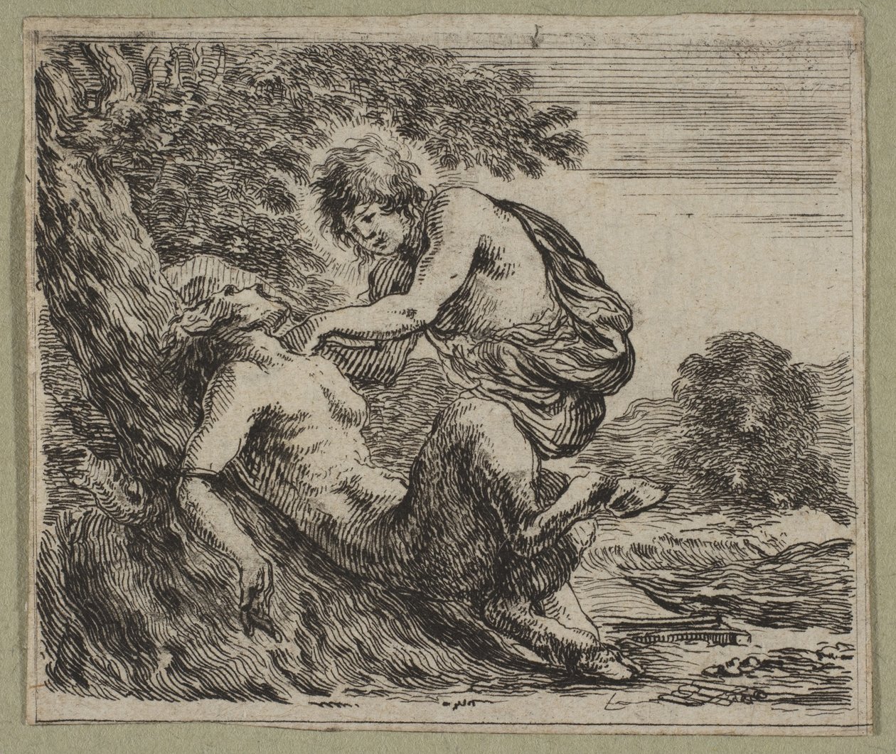 阿波罗（Apollo）和马斯亚斯（Marsyas），1644年。 作者 斯蒂法诺·德拉·贝拉