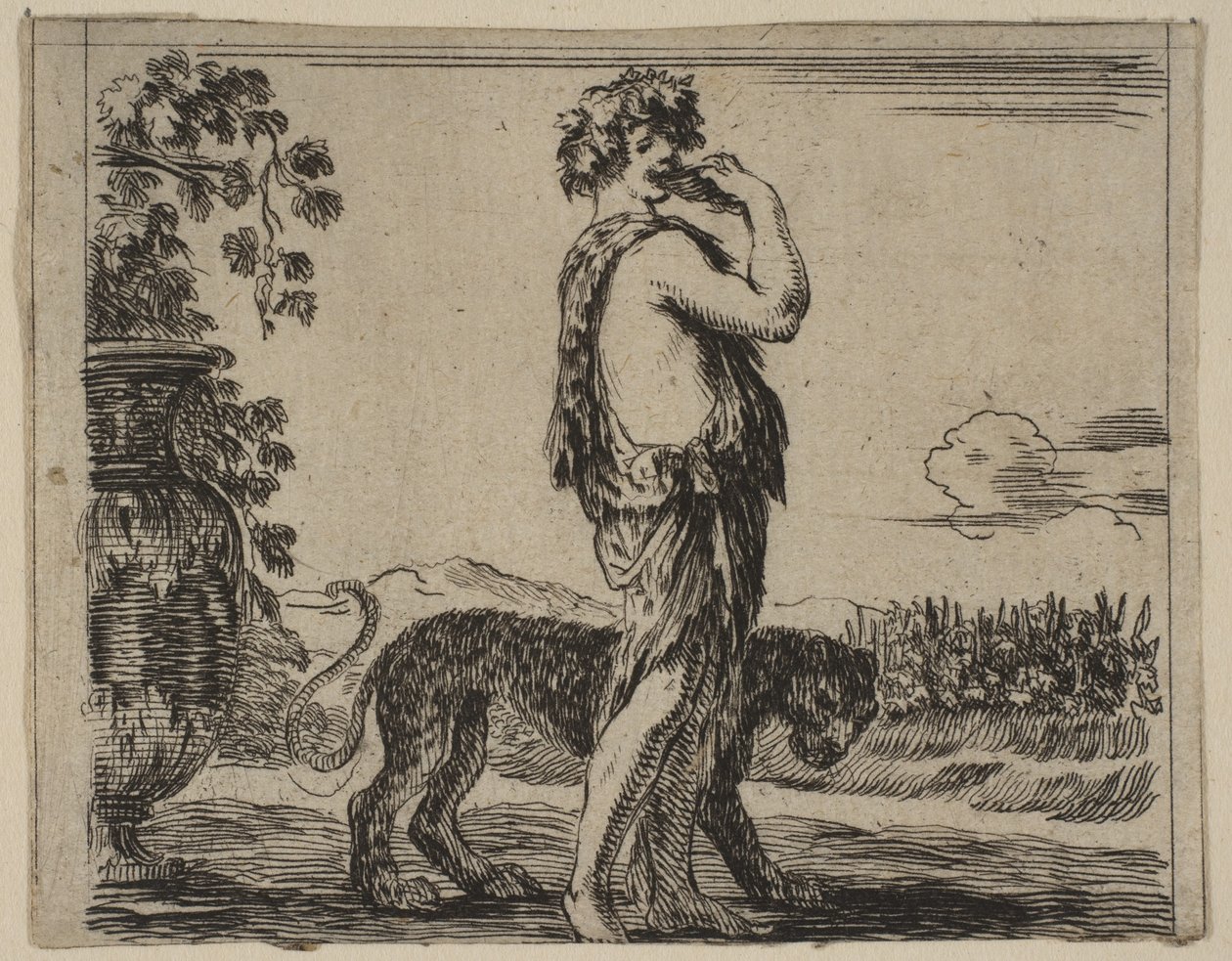 巴克斯（Bacchus），来自神话游戏《神话游戏》，1644年。 作者 斯蒂法诺·德拉·贝拉