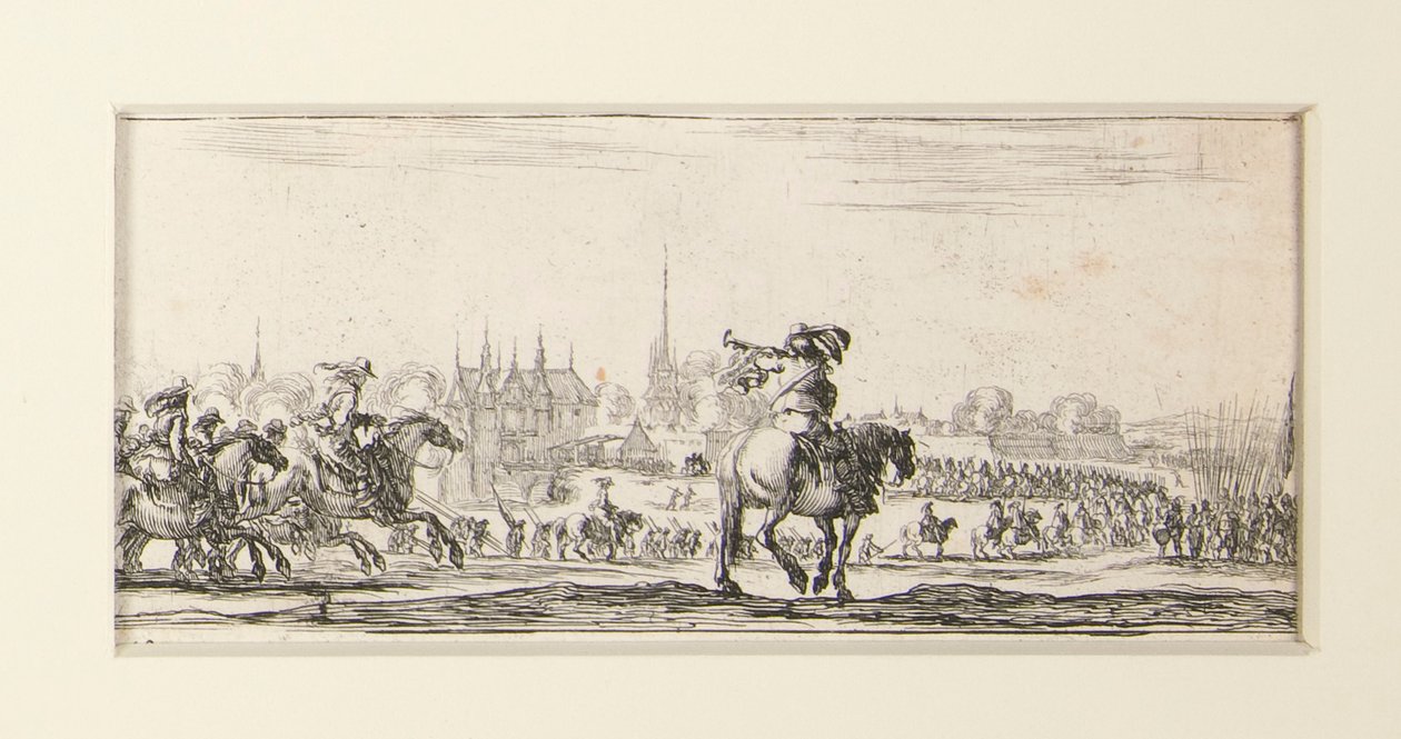 Dessins de quelques Conduites de Troupes》，一套十二幅蚀刻版画 作者 斯蒂法诺·德拉·贝拉
