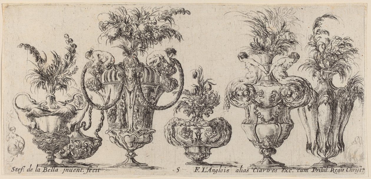 神奇的花瓶，可能是1646年。 作者 斯蒂法诺·德拉·贝拉