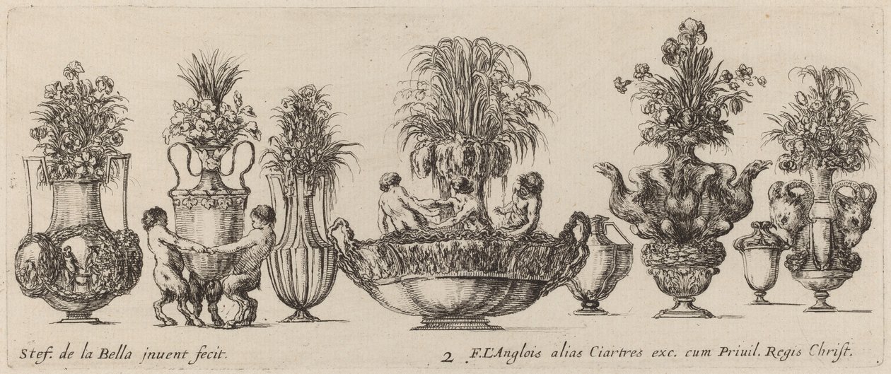 神奇的花瓶，可能是1646年。 作者 斯蒂法诺·德拉·贝拉