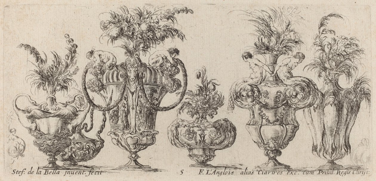 神奇的花瓶，可能是1646年。 作者 斯蒂法诺·德拉·贝拉