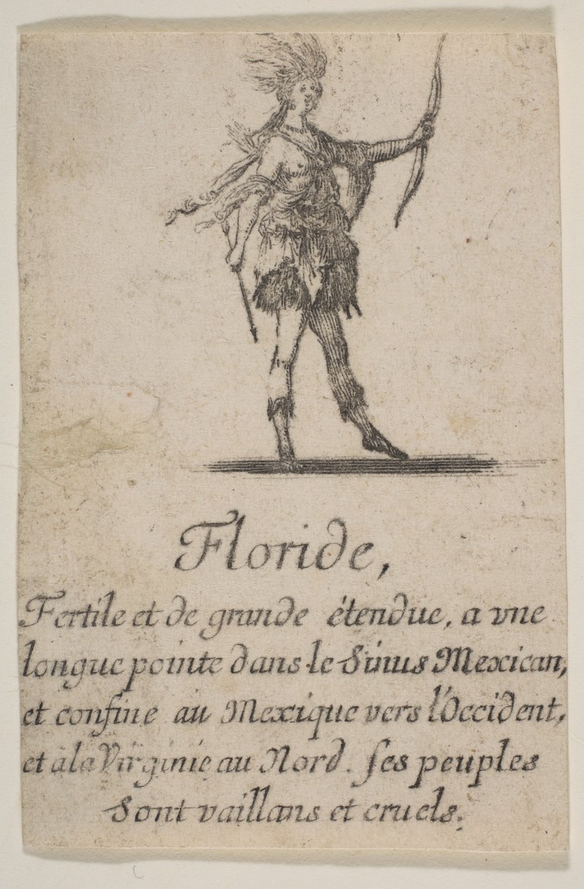 Floride, 1644. 作者 斯蒂法诺·德拉·贝拉