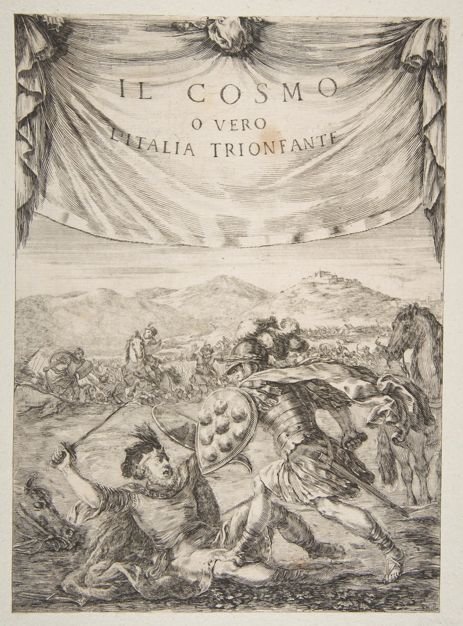 Il Cosmo的正装作品，1650年。 作者 斯蒂法诺·德拉·贝拉