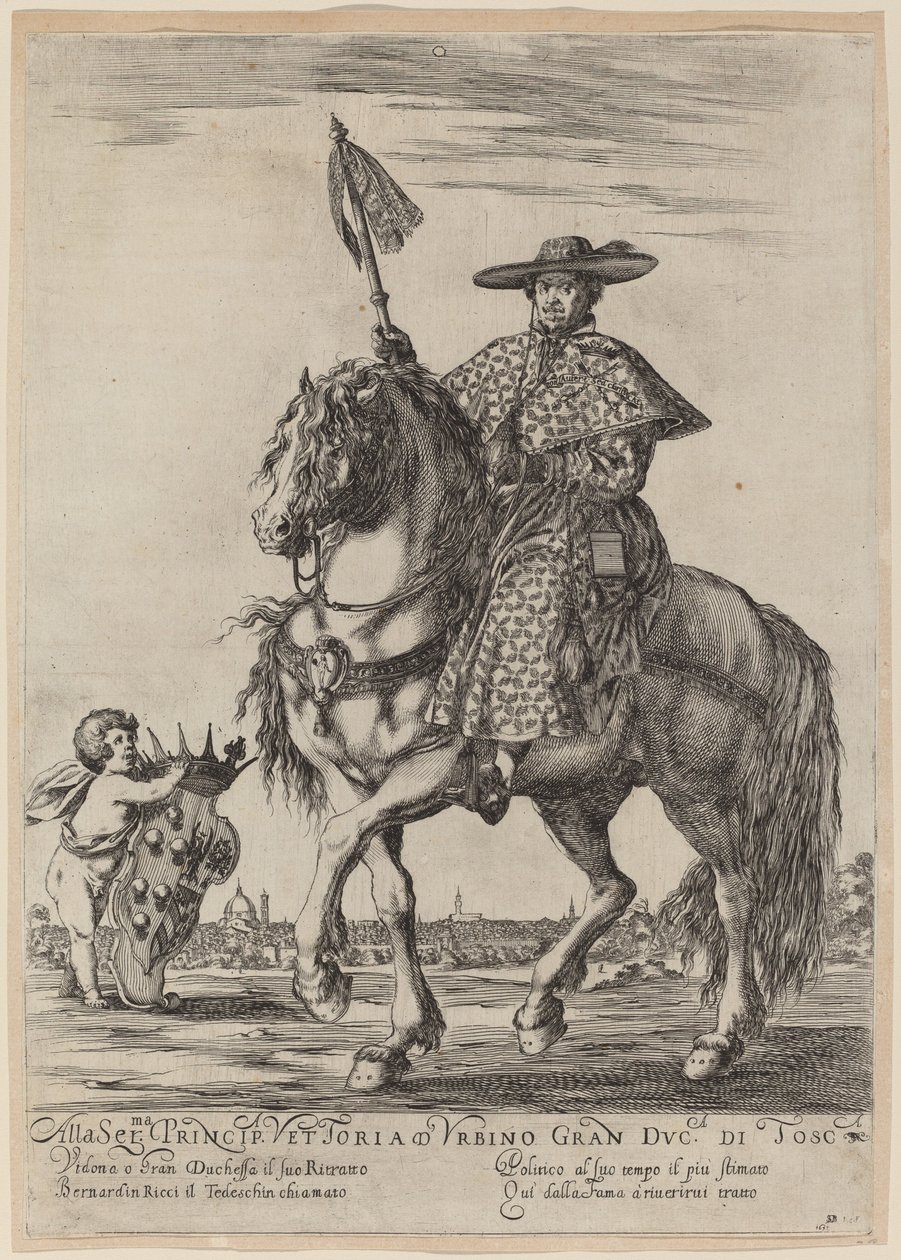 德国人，1637年。 作者 斯蒂法诺·德拉·贝拉