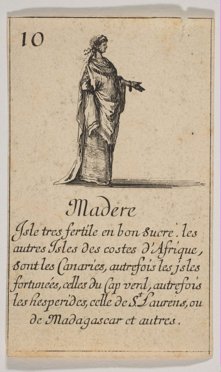 马德雷（Madere），1644年。 作者 斯蒂法诺·德拉·贝拉