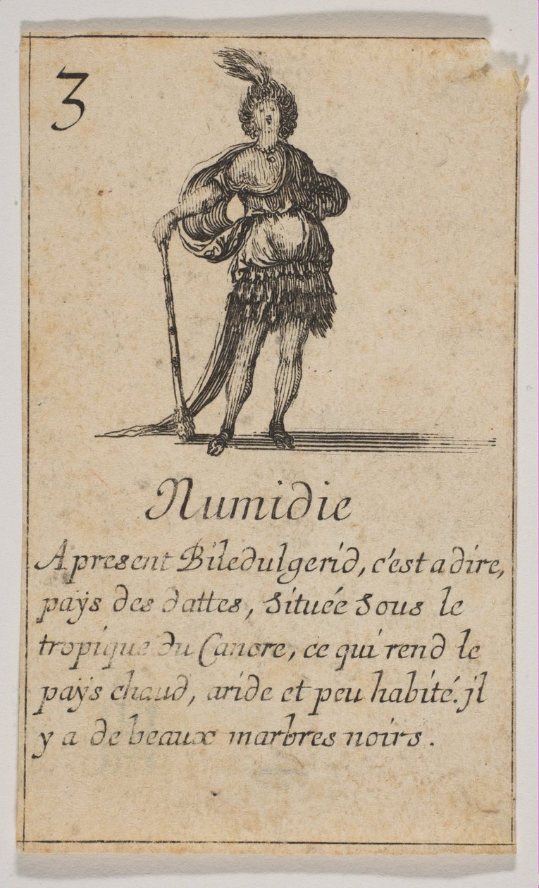 努米底亚（Numidia），1644年。 作者 斯蒂法诺·德拉·贝拉