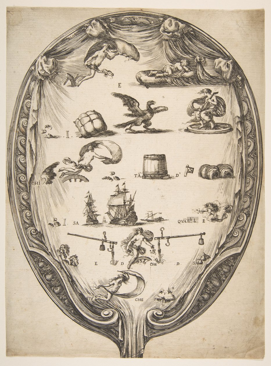 屏幕与财富的中继，ca。 1639。 作者 斯蒂法诺·德拉·贝拉
