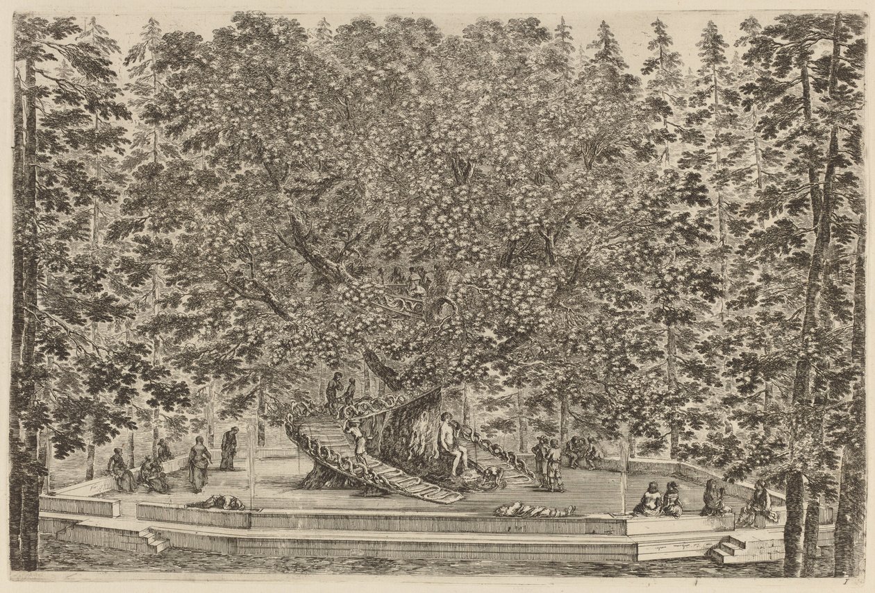 栖息的树》，可能是1653年。 作者 斯蒂法诺·德拉·贝拉