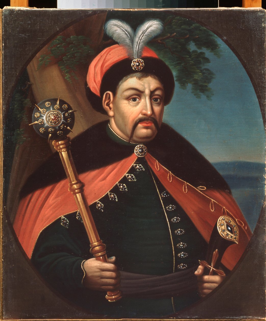 Portrait du hetman (commandant) cosaque d