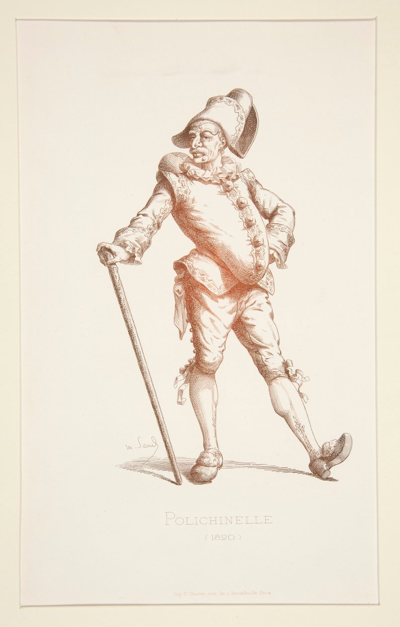 1820 年的 Polichinelle 作者 斯蒂芬·潘纳梅克（Stephane Pannemaker）