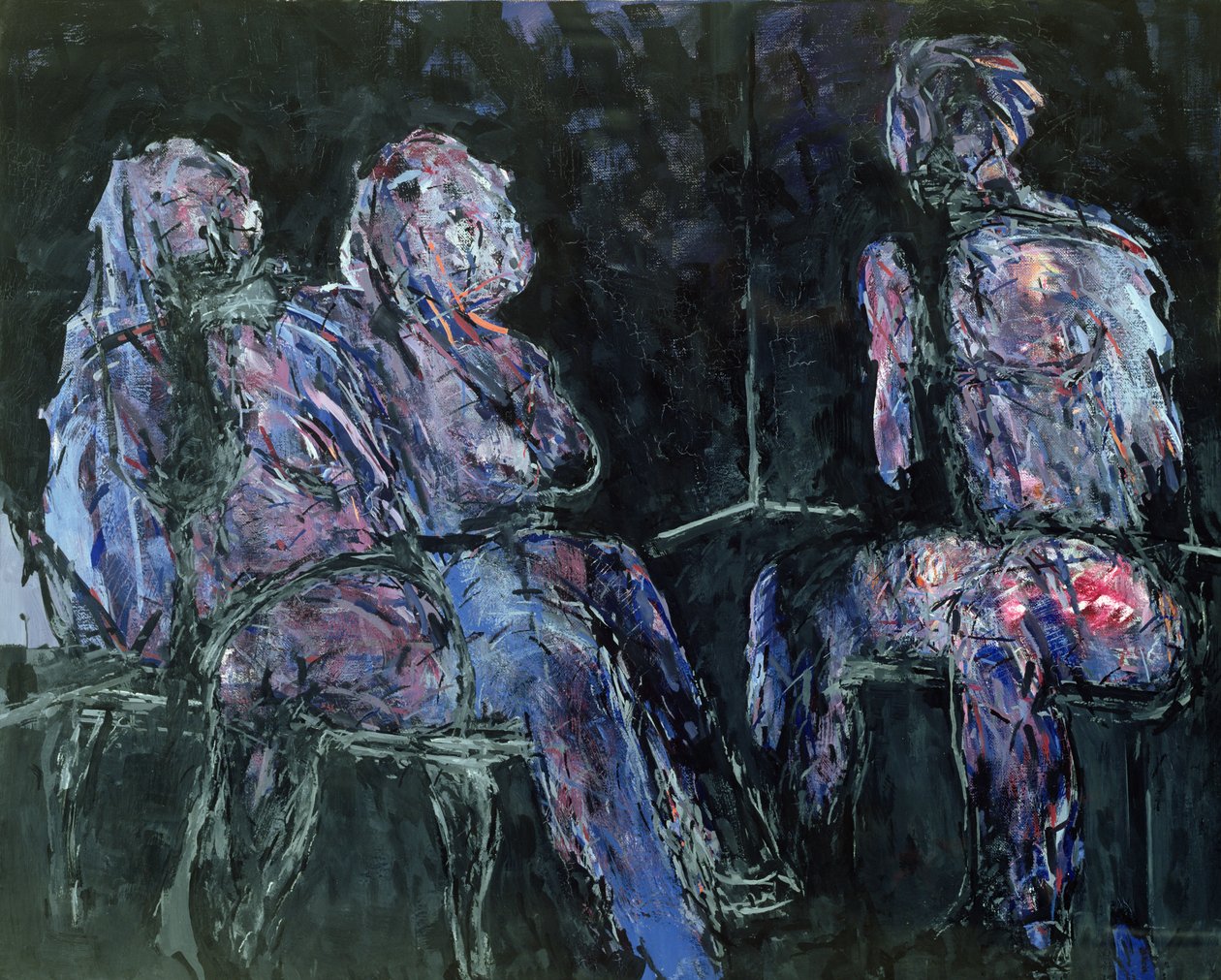 两个女人和一个男人，1986年 作者 史蒂芬·费纳