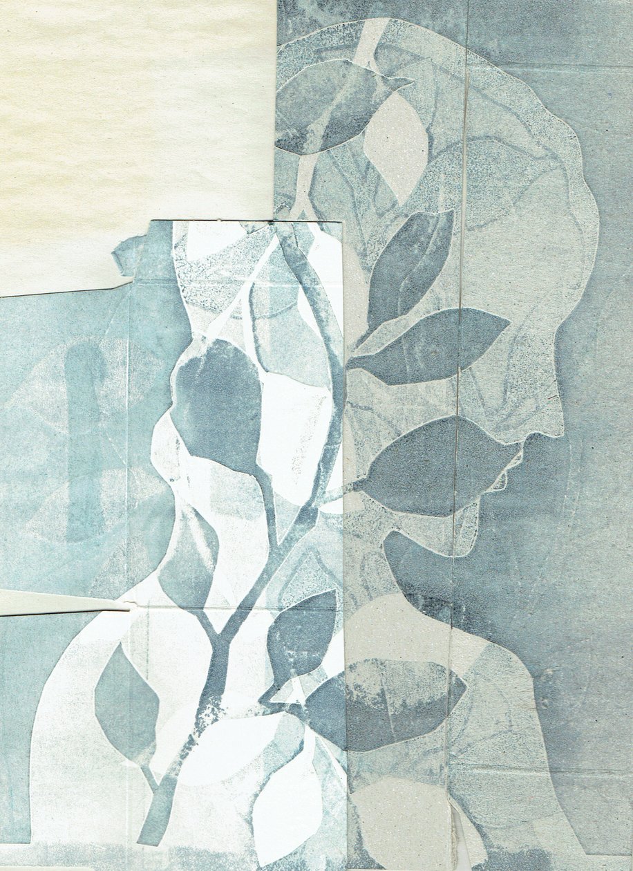 La Foret II，2016（单版画和拼贴画） 作者 史蒂芬·道