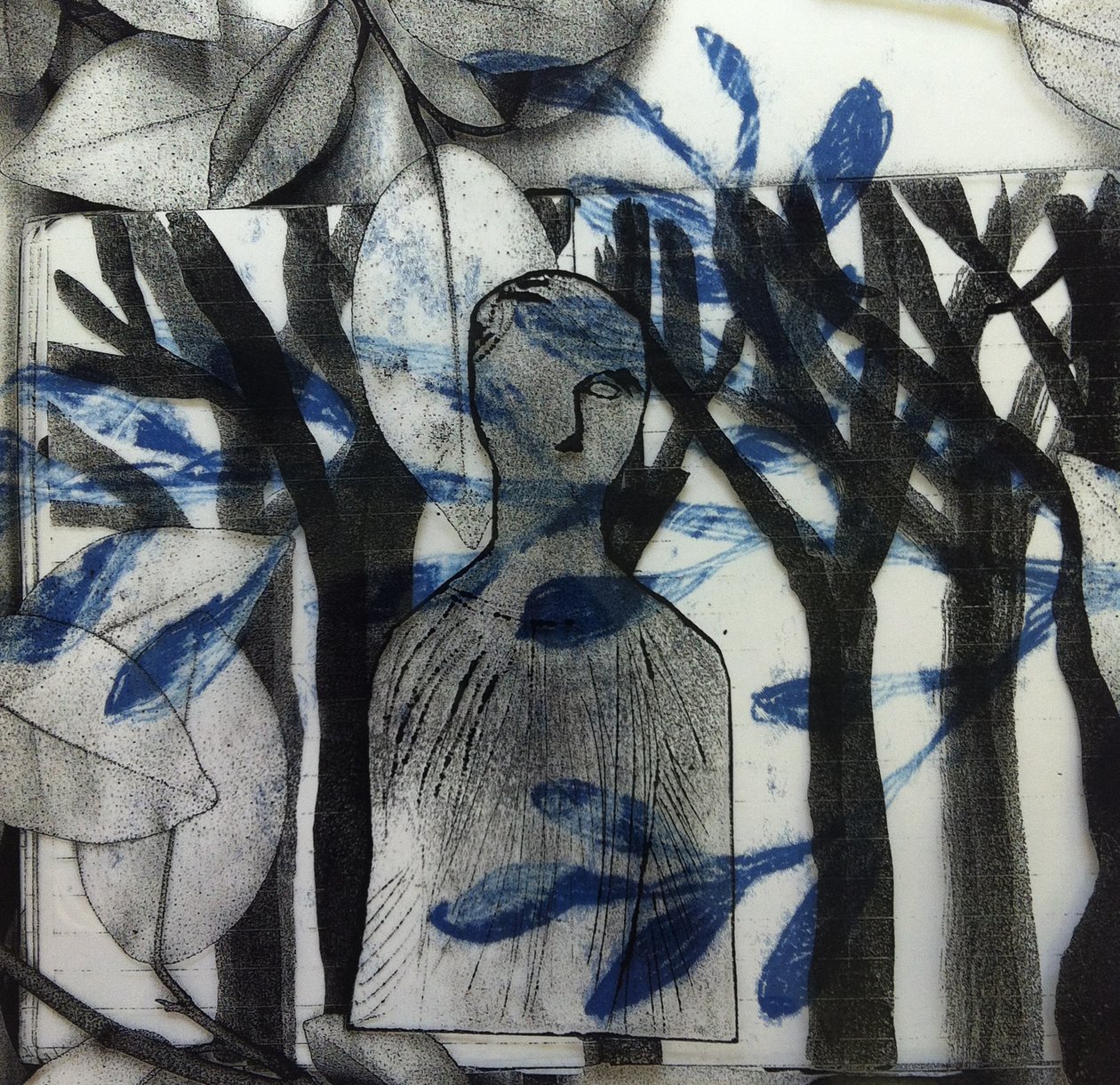 特蕾泽 I》，2014 年（拼贴画） 作者 史蒂芬·道