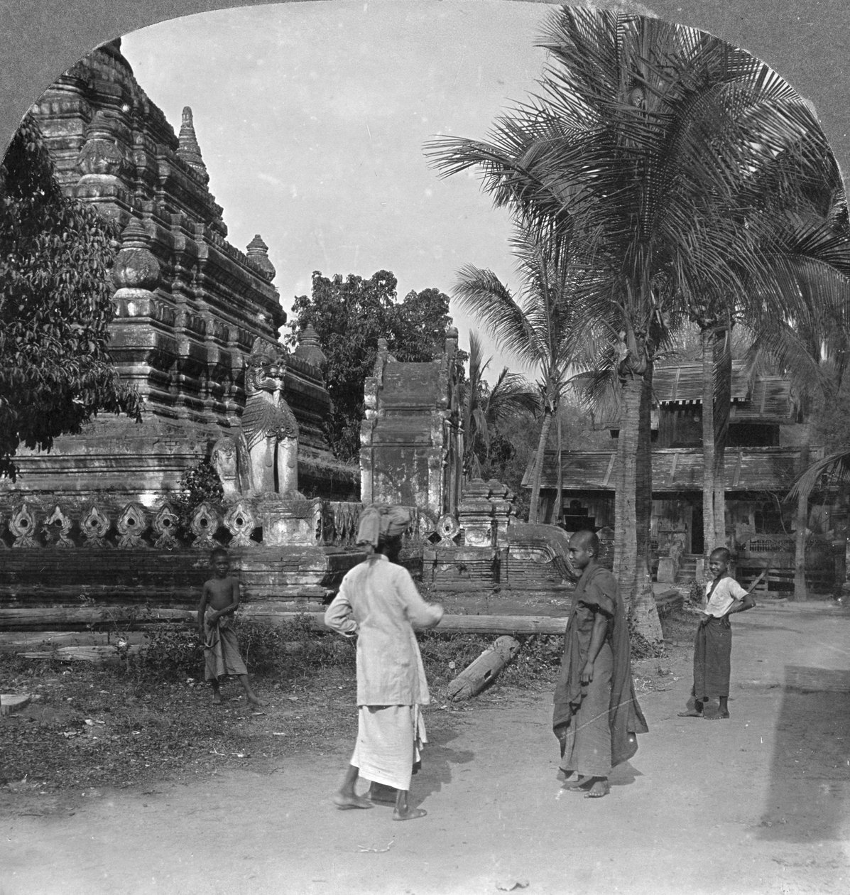 缅甸阿玛拉普拉（Amarapura），1908年 作者 立体声旅行社