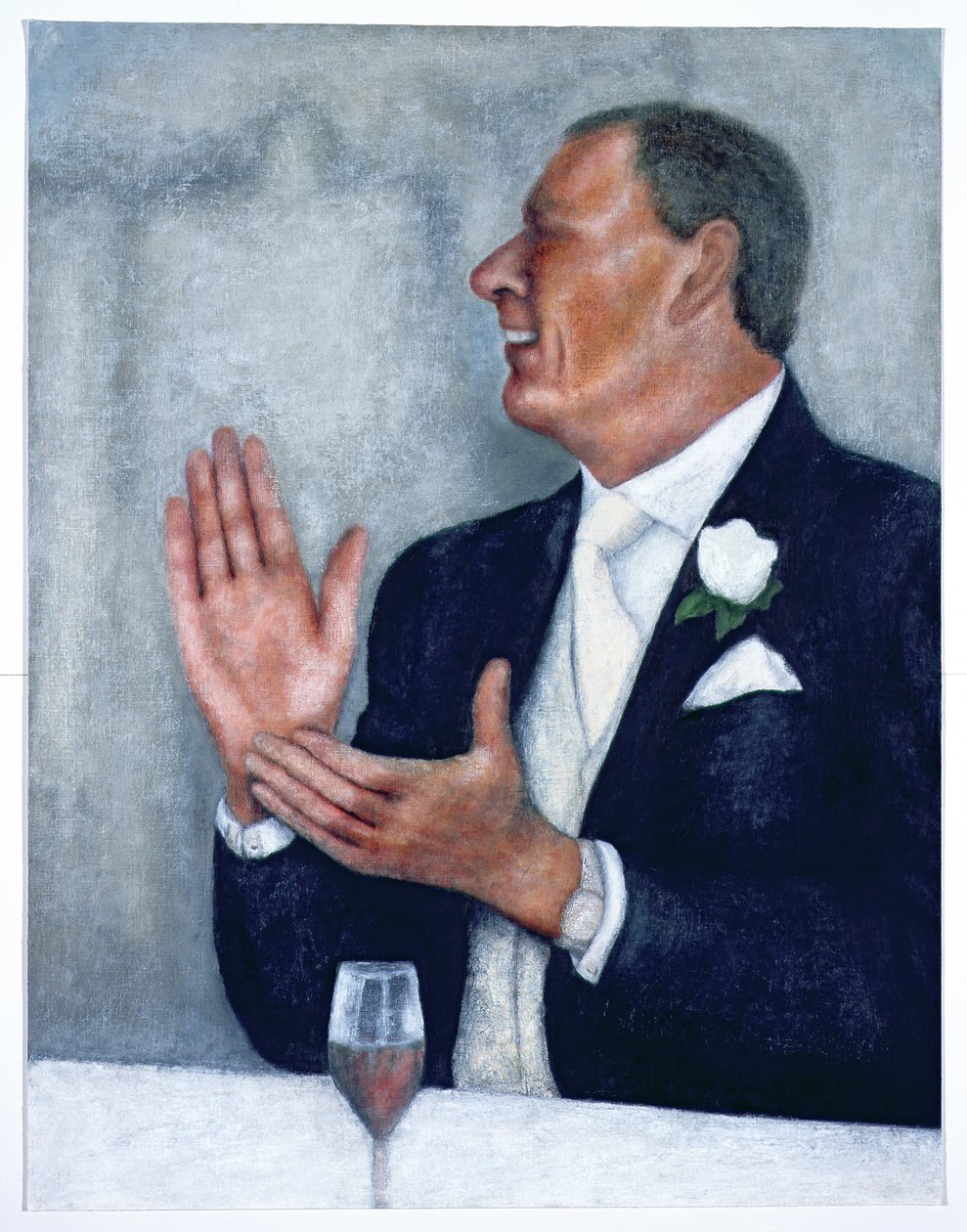 Felicitations，2007（纸上的木炭油） 作者 史蒂夫·泰勒