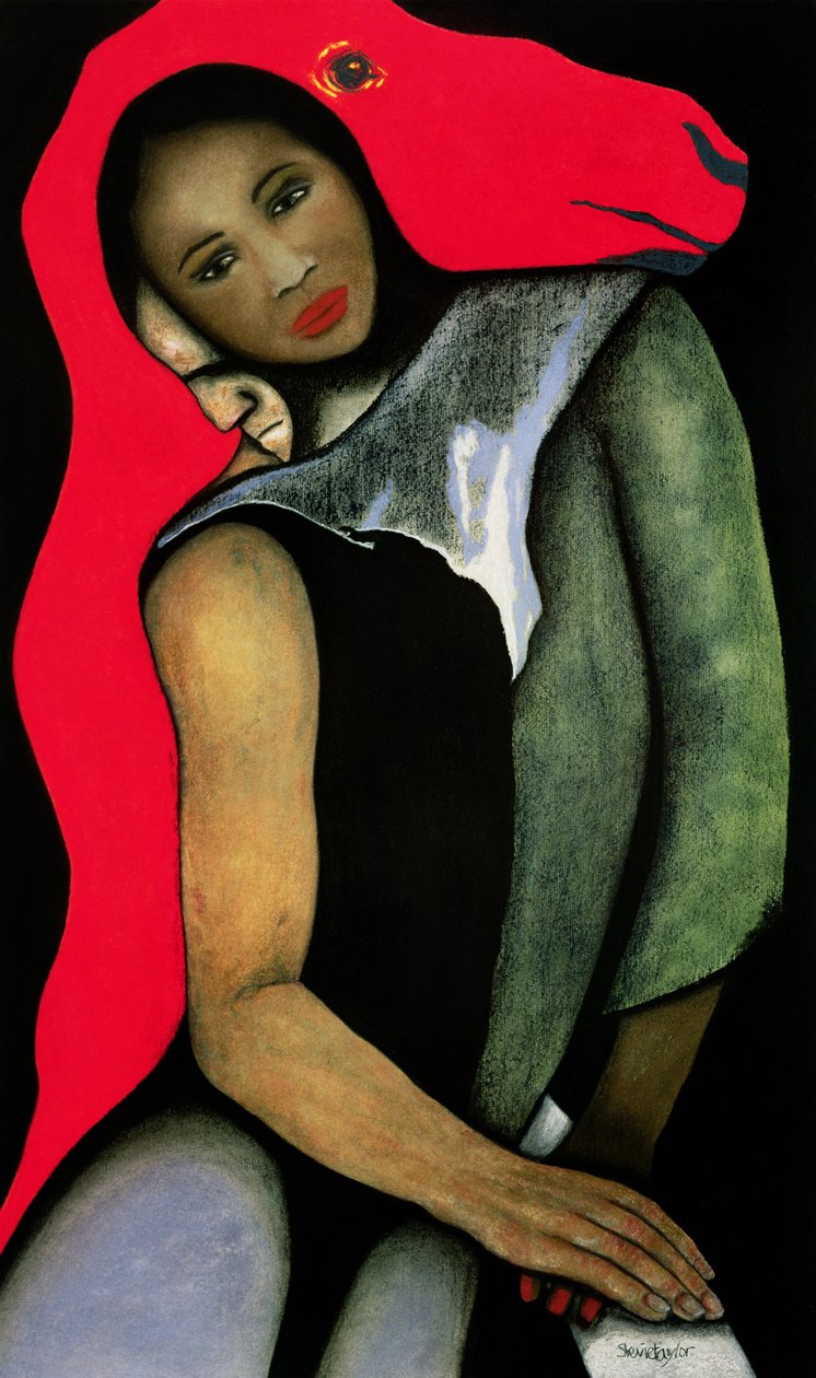 男人与红马，1999 作者 史蒂夫·泰勒