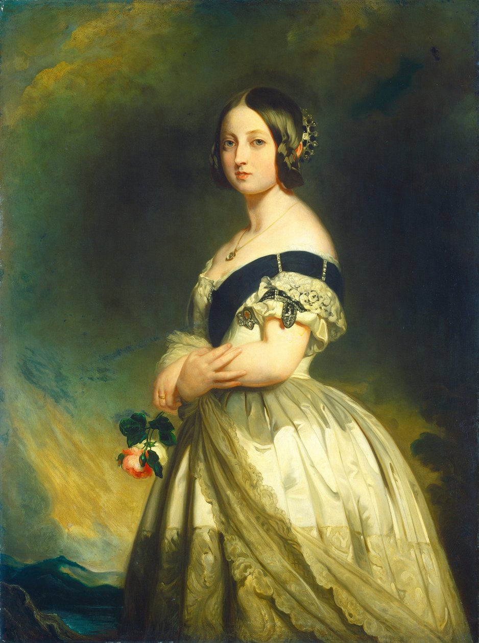 维多利亚女王 作者 Franz Xaver Winterhalter 工作室