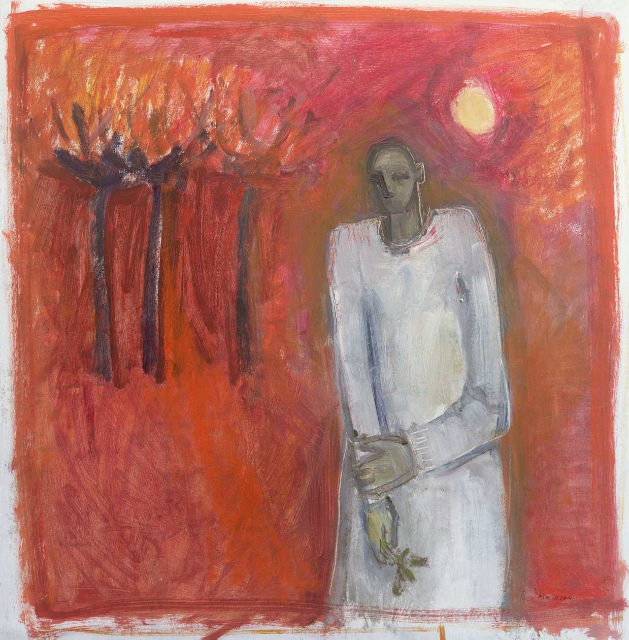 和平天使，2002年（纸上丙烯酸） 作者 苏·杰米森（Sue Jamieson）