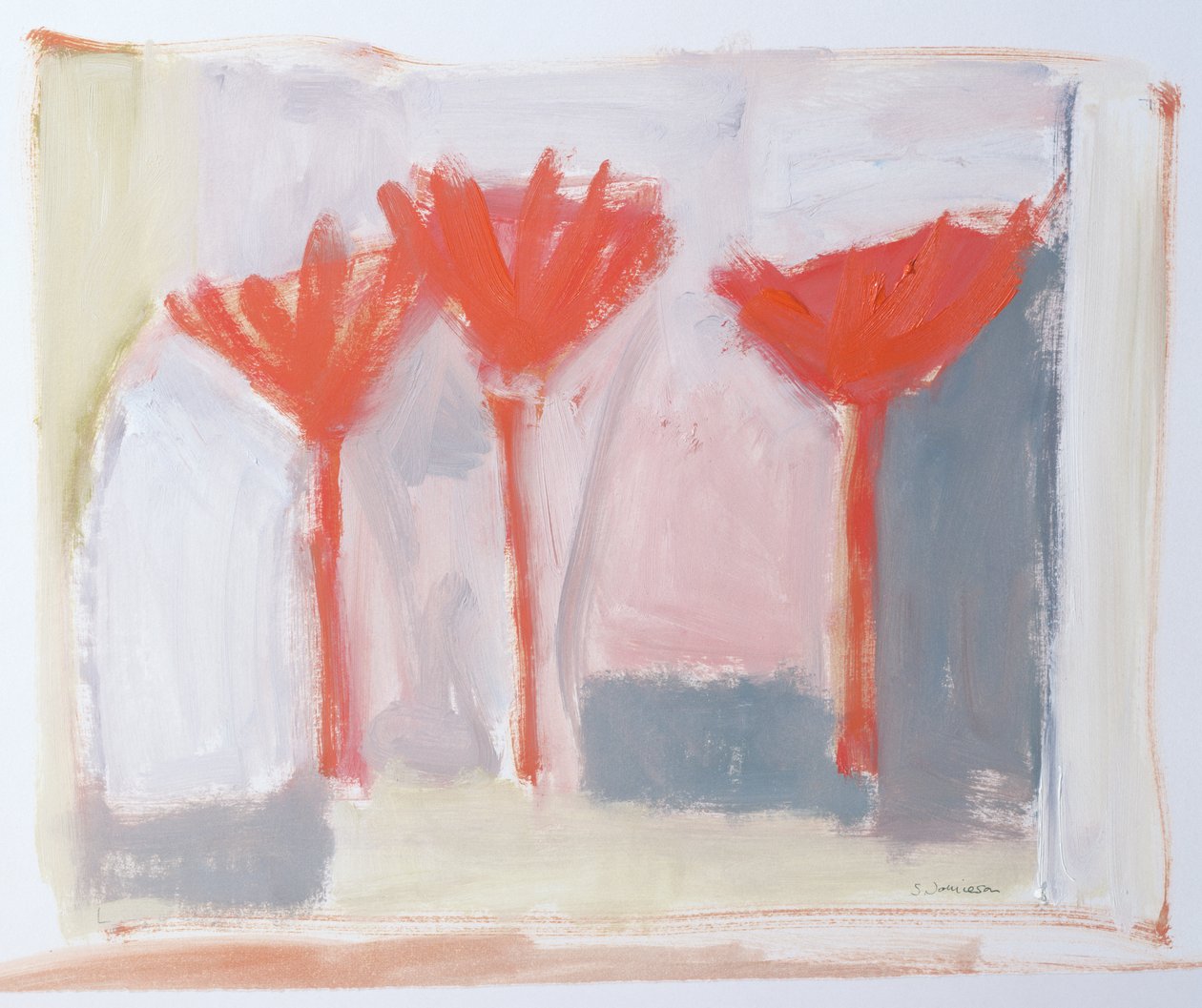 红树，2002年（纸上丙烯酸） 作者 苏·杰米森（Sue Jamieson）
