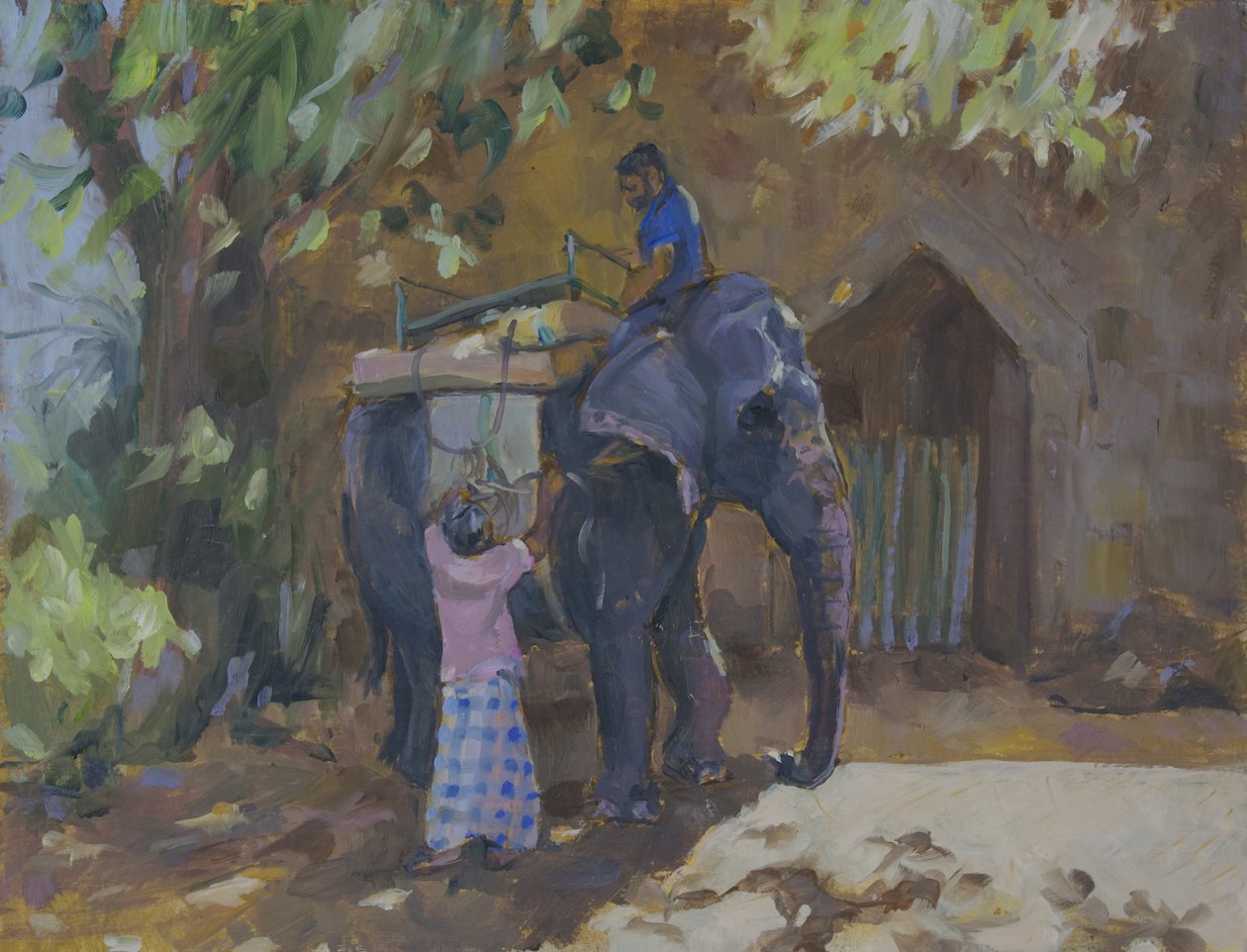 大象，斯里兰卡，2015， 作者 苏威尔士
