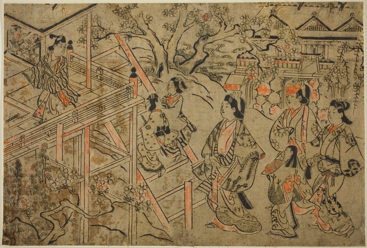 参观清水寺 作者 杉村治平