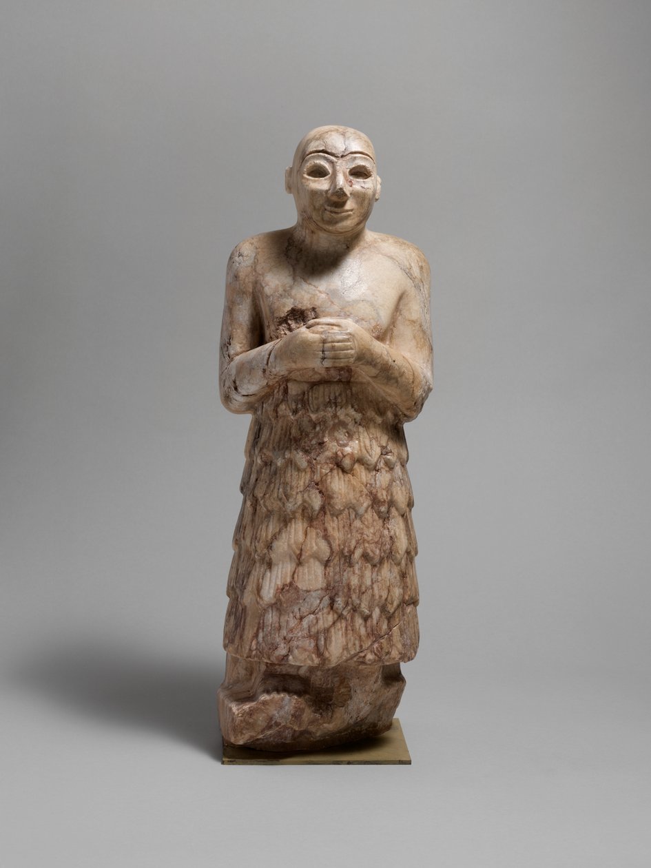 火车头像，约公元前2600-2350年（石雕 作者 苏美尔人苏美尔人
