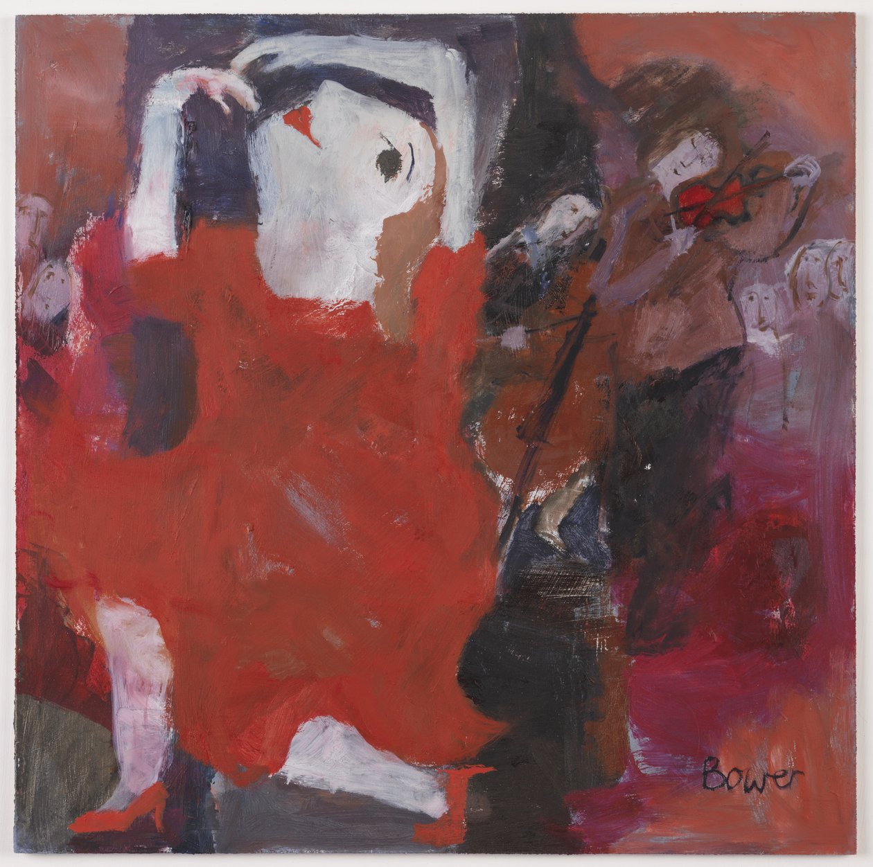 红色小提琴，2007年 作者 苏珊·鲍尔（Susan Bower）