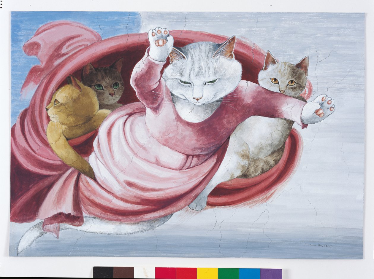 插图选自《猫群荟萃》！文化猫汇编》（2015 年出版） 作者 苏珊·赫伯特
