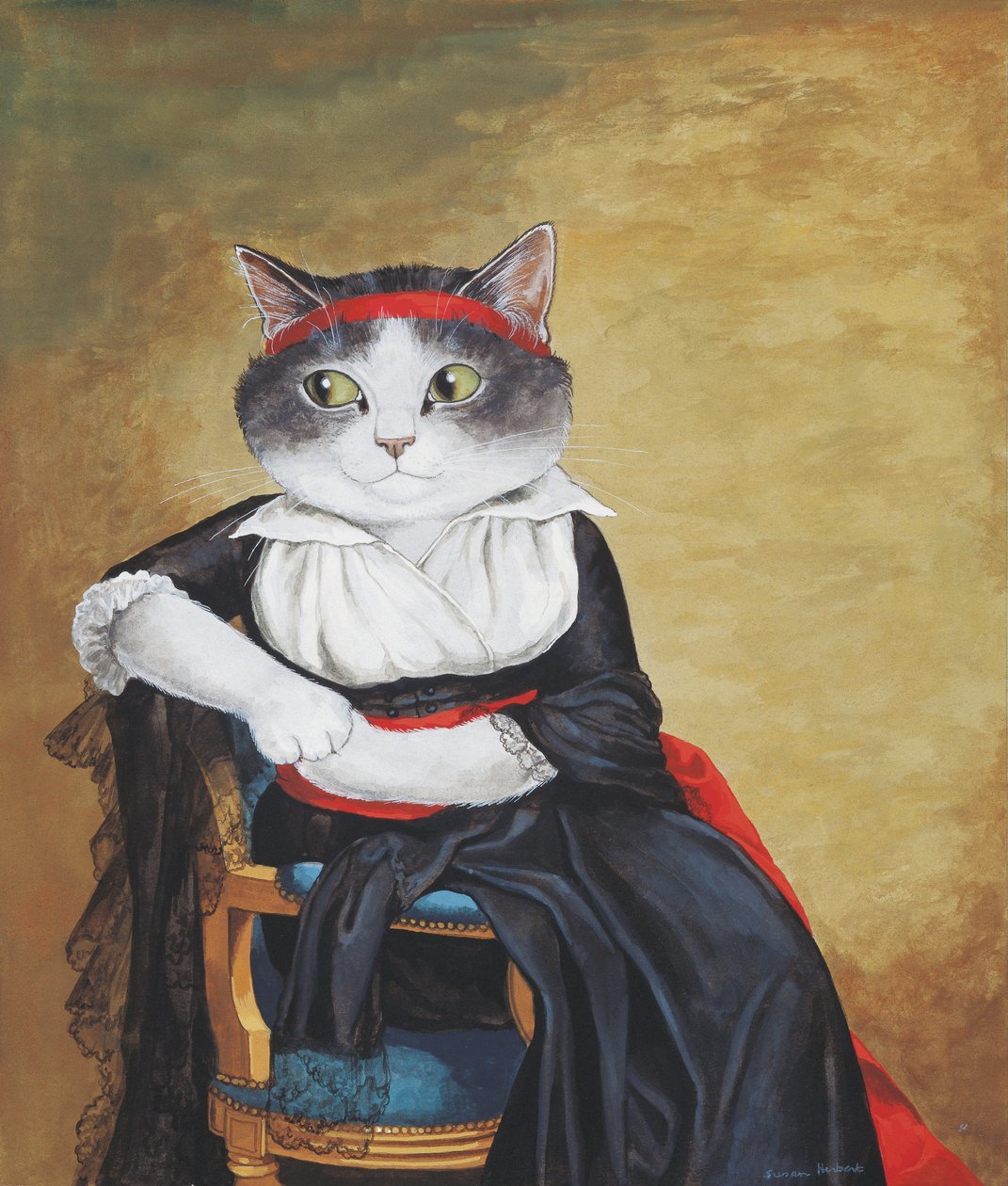 插图选自《猫群荟萃》！文化猫汇编》（2015 年出版） 作者 苏珊·赫伯特