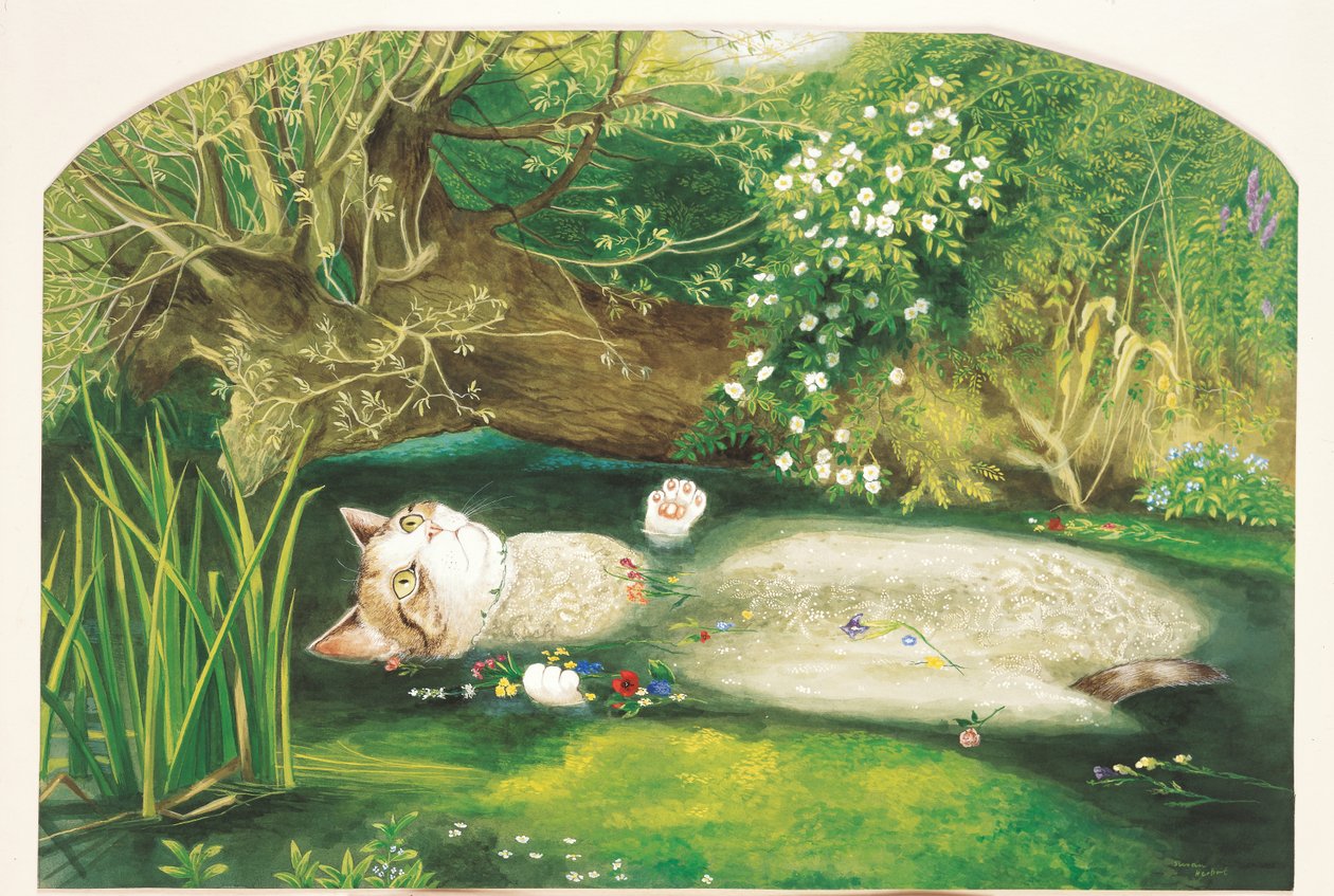 插图选自《猫群荟萃》！文化猫汇编》（2015 年出版） 作者 苏珊·赫伯特