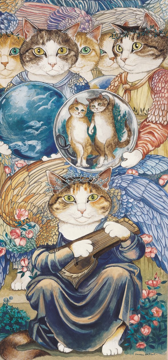 插图选自《猫群荟萃》！文化猫汇编》（2015 年出版） 作者 苏珊·赫伯特