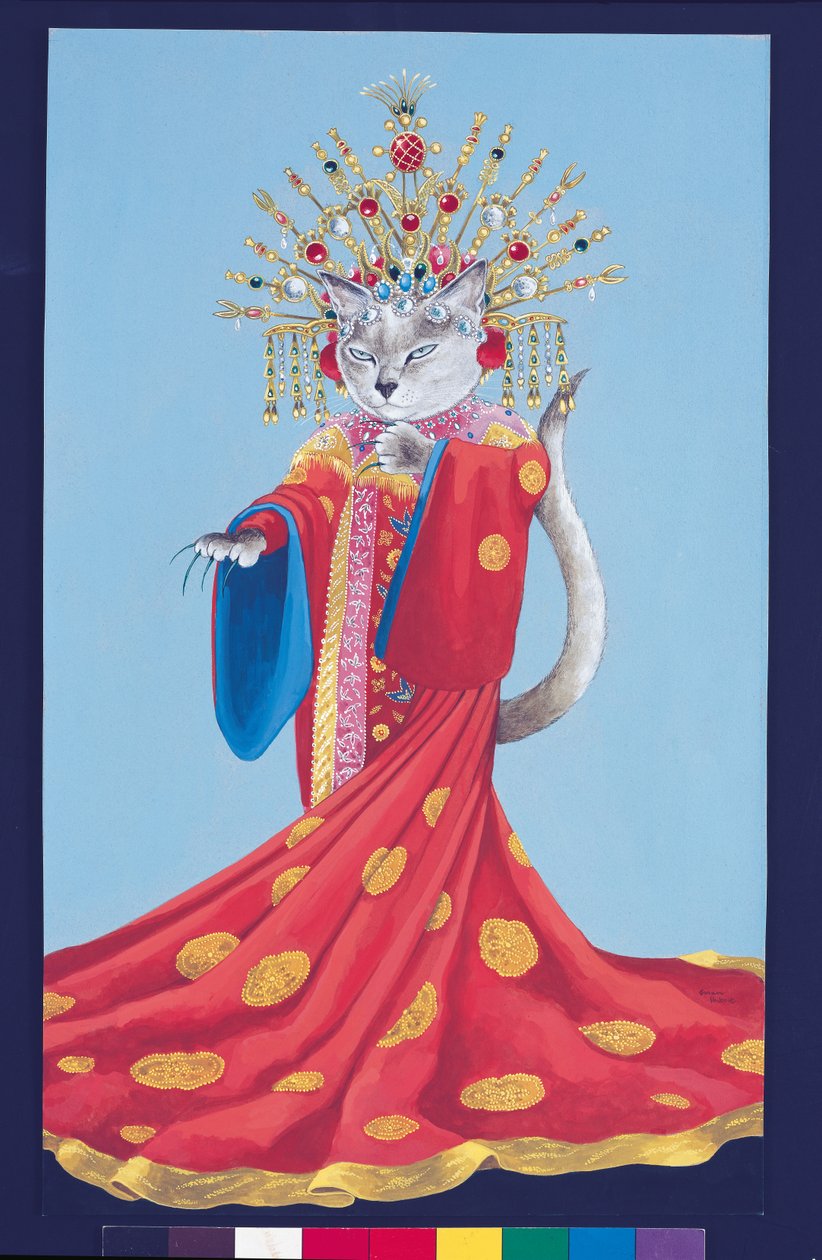 插图选自《猫群荟萃》！文化猫汇编》（2015 年出版） 作者 苏珊·赫伯特