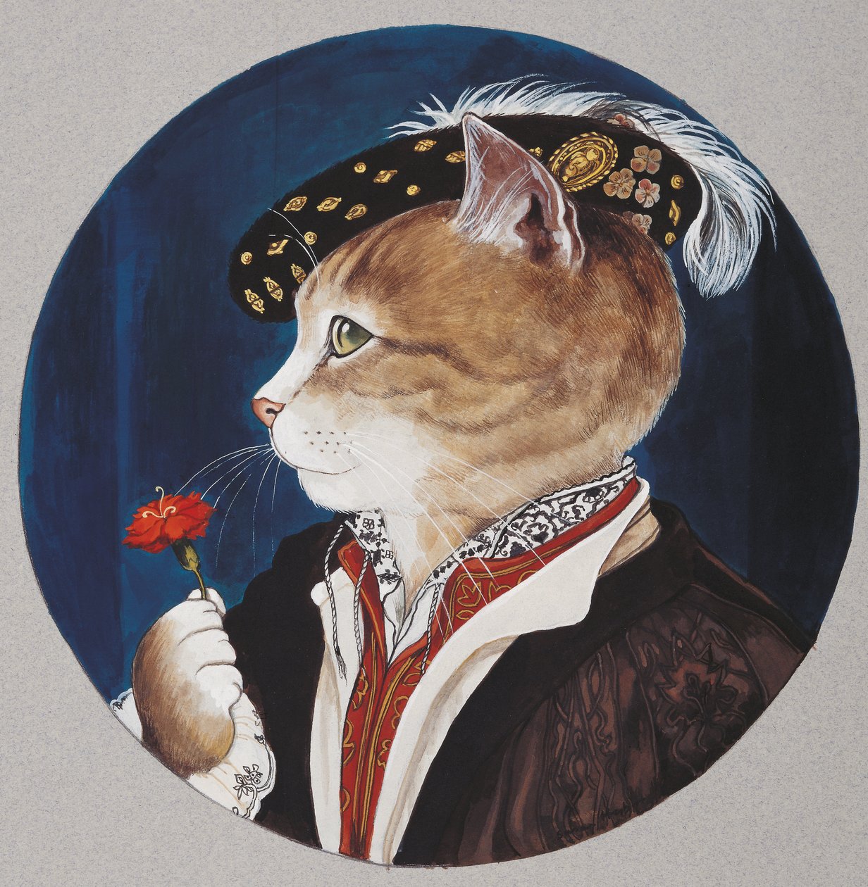 插图选自《猫群荟萃》！文化猫汇编》（2015 年出版） 作者 苏珊·赫伯特