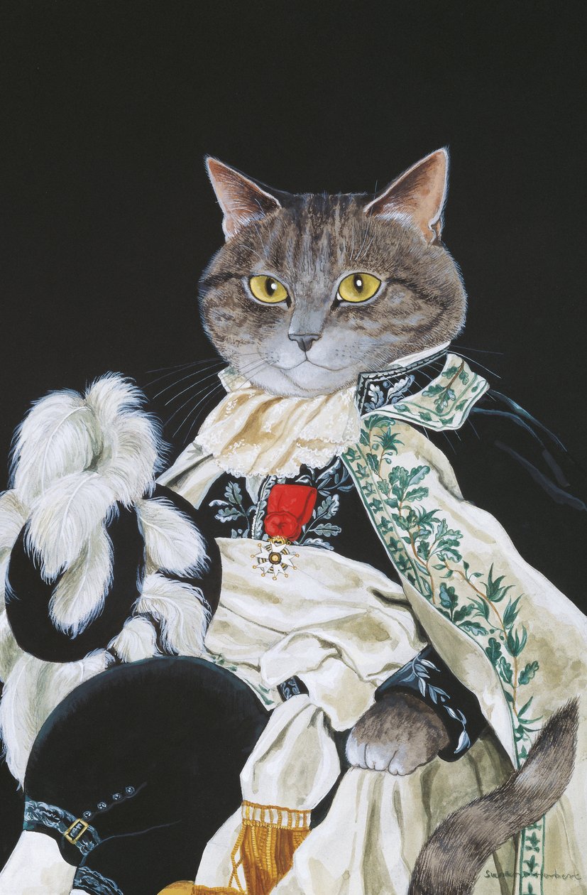 插图选自《猫群荟萃》！文化猫汇编》（2015 年出版） 作者 苏珊·赫伯特
