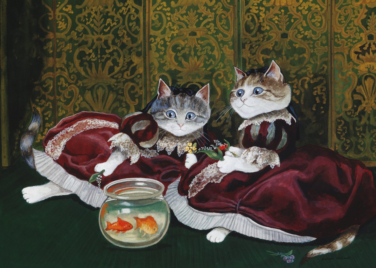 插图选自《猫群荟萃》！文化猫汇编》（2015 年出版） 作者 苏珊·赫伯特