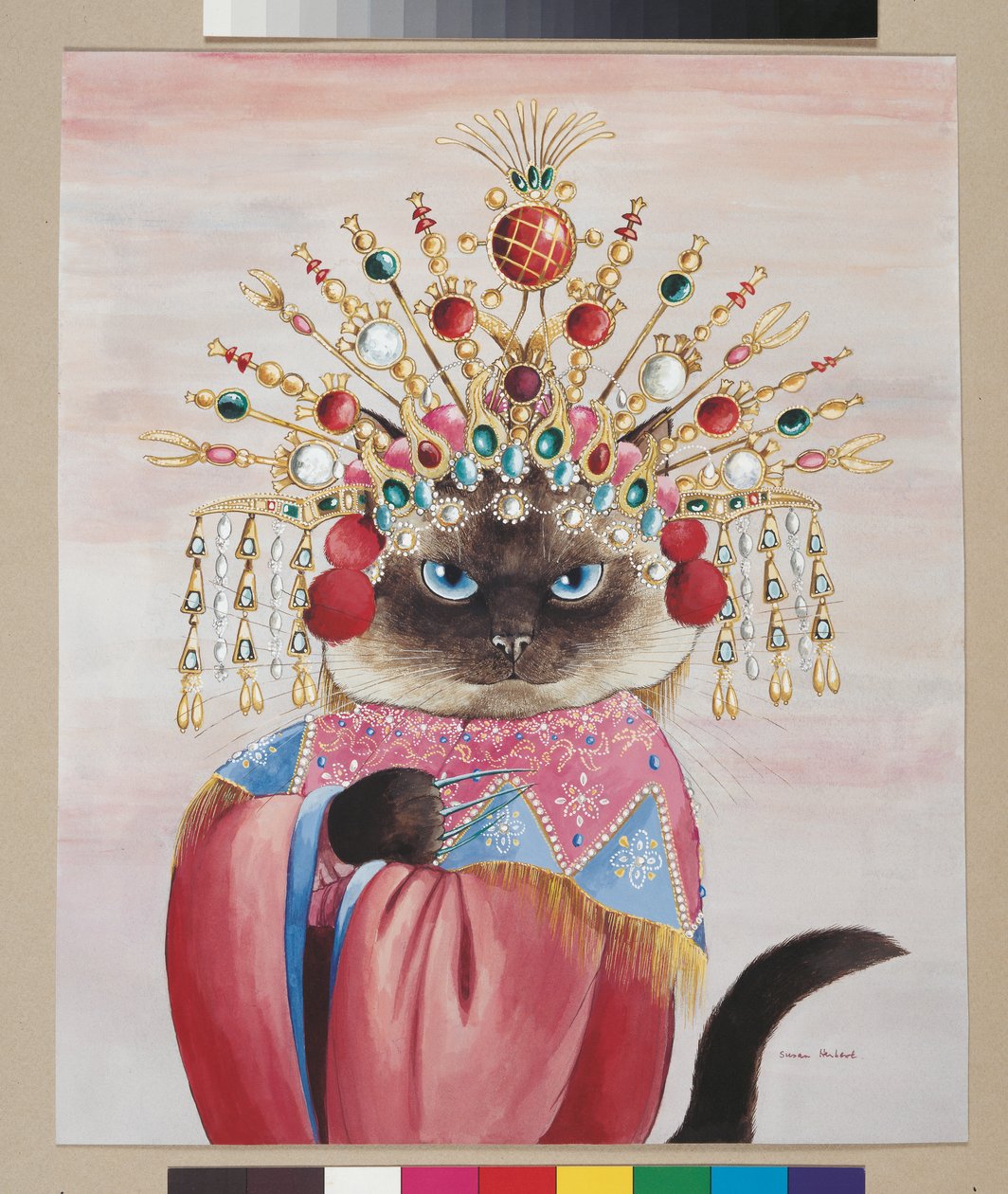 插图选自《猫群荟萃》！文化猫汇编》（2015 年出版） 作者 苏珊·赫伯特