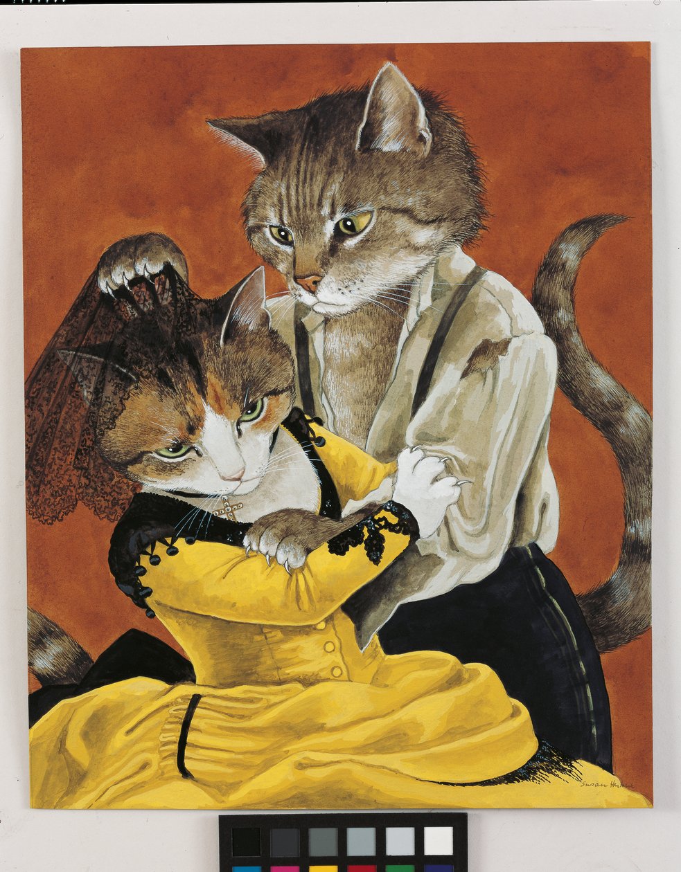 插图选自《猫群荟萃》！文化猫汇编》（2015 年出版） 作者 苏珊·赫伯特