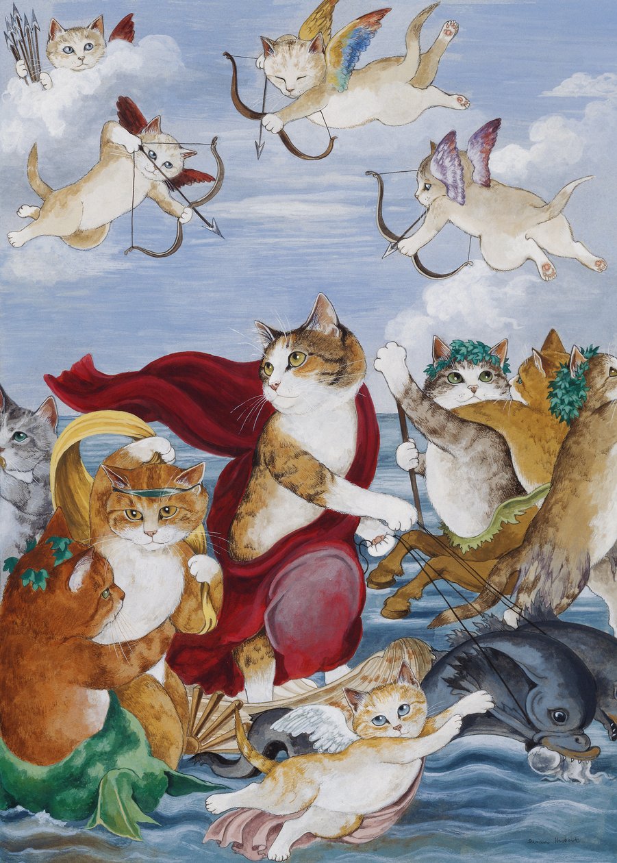 插图选自《猫群荟萃》！文化猫汇编》（2015 年出版） 作者 苏珊·赫伯特