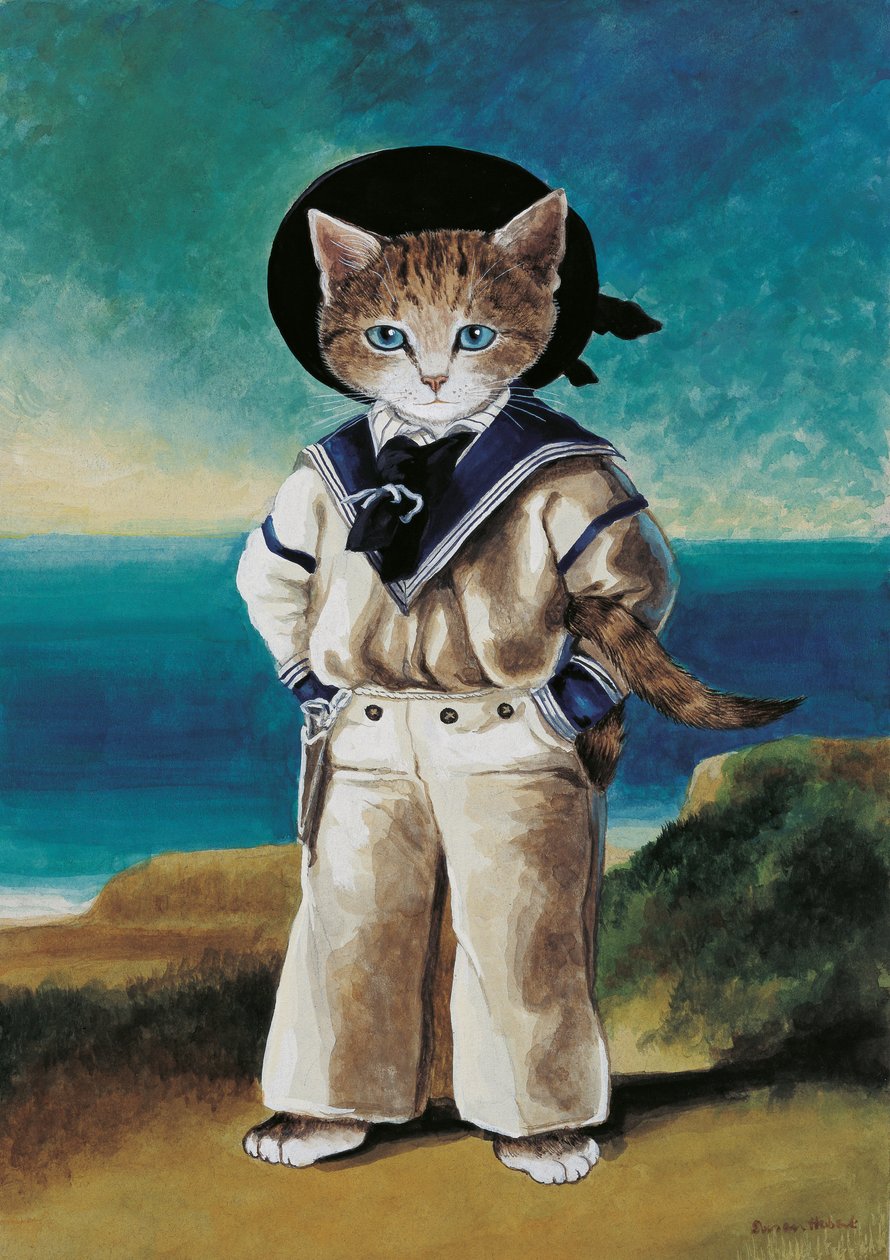 插图选自《猫群荟萃》！文化猫汇编》（2015 年出版） 作者 苏珊·赫伯特